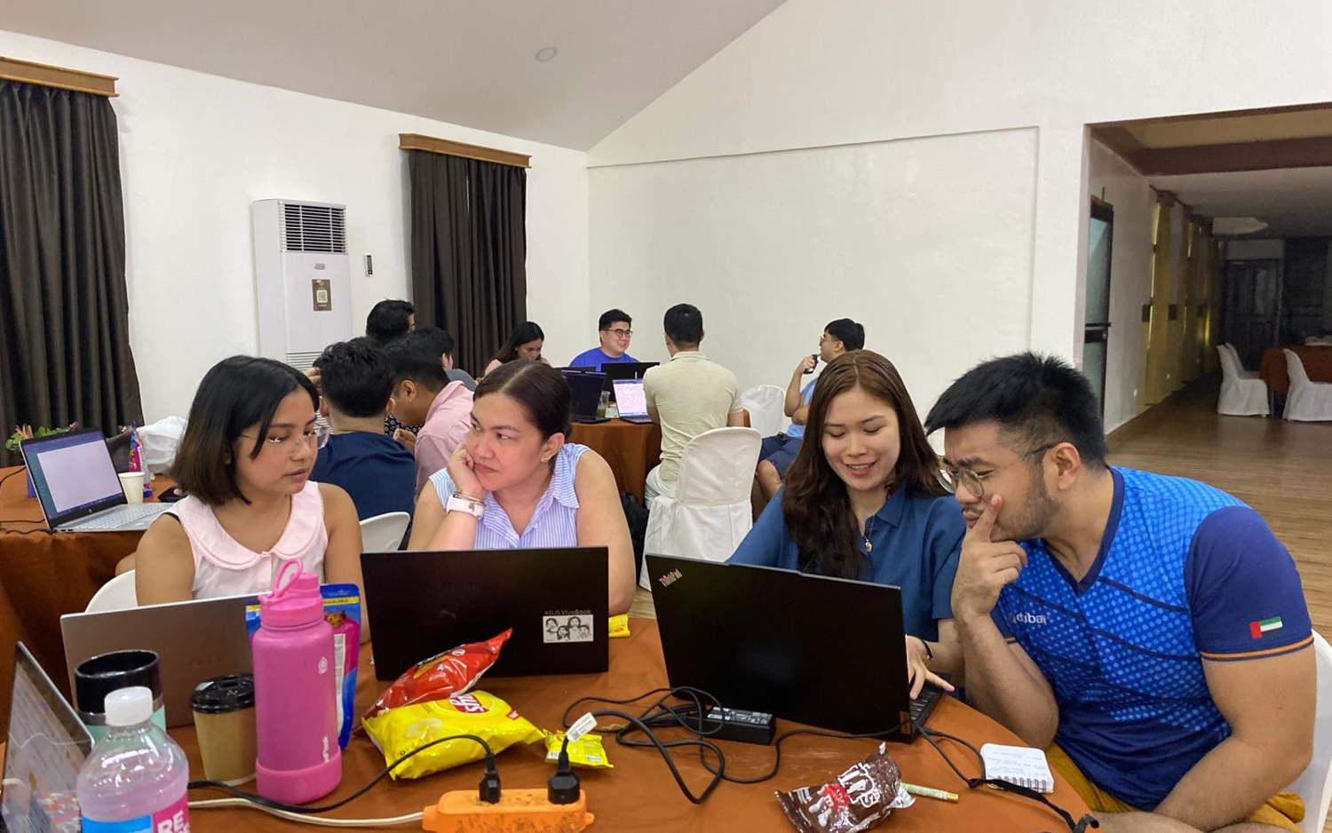 A venture team building the product inside the studio